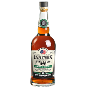 15 Stars First West Straight Rye Whiskey 750 ml