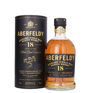 Aberfeldy Highland Single Malt Scotch Whiskey - 18 year - Wine Cask Series - Sangiovese 2026 750ML