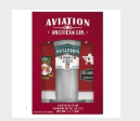 Aviation Gin Wrexham AFC Commemorative Bottle & Scarf Gift Set 750ml