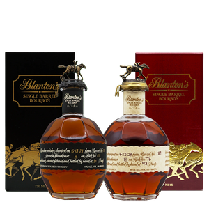 Blanton's Single Barrel Red & Black Japanese 750ml 2Pack Bundle