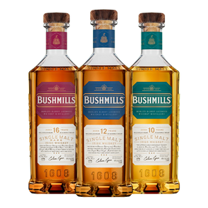 Bushmills Single Malt Collection 3 Bottle Bundle