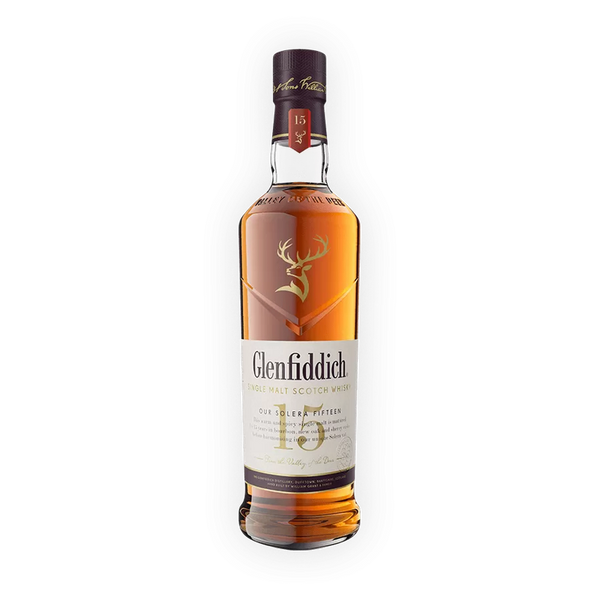 Glenfiddich 15 Year Single Malt Scotch Whisky Solera Aged 750 ml