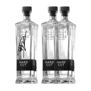 Hard Cut Vodka 3Pack Bundle Includes One Autographed Bottle