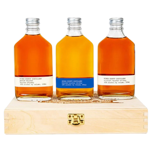 Kings County Classic Whiskey Gift Set 3 X 200ml Box