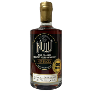 Nulu Single Barrel Straight Bourbon Kentucky OMG Fruit Barrel KY198 7 year 750 ml