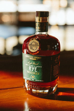 Oregon Spirit Distillers Single Bottled In Bond Rye 4 year 750 ML