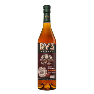 RY3 Whiskey Cask strength Madeira Cask Finish Rye Whiskey 750ml