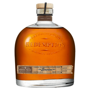 Redemption 9 Year Old Barrel Proof Bourbon Whiskey 750 ml