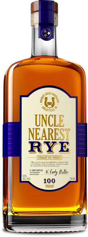 Uncle Nearest Straight Rye Whisky 750ml